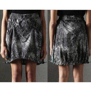 NWT NEW Diesel Funky MO-O-DOTTIE Skirt S Small Drawstring Abstract Splatter.